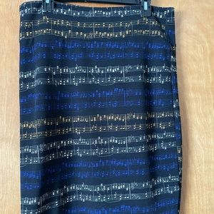 Lularoe Cassie Pencil Skirt XL